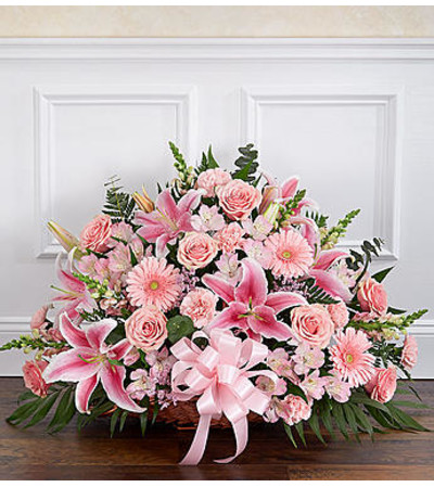 Thoughts and Prayers™ Pink Fireside Basket Thoughts and Prayers™ Pink Fireside Basket