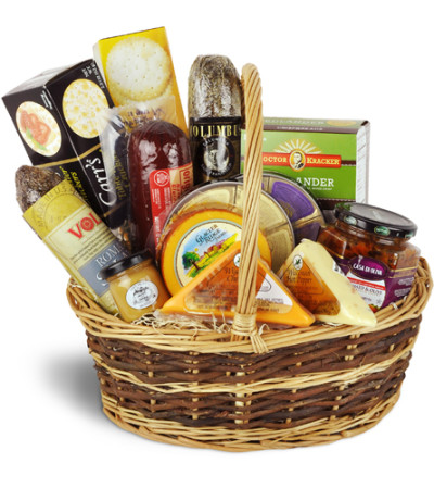 Premium Gourmet Meat & Cheese Basket Premium Gourmet Meat & Cheese Basket