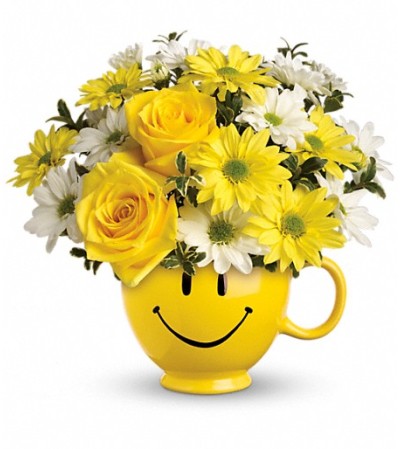 Teleflora's Be Happy® Bouquet with Roses Teleflora's Be Happy® Bouquet with Roses