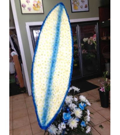 Funeral Custom Surfboard Sympathy Piece Funeral Custom Surfboard Sympathy Piece