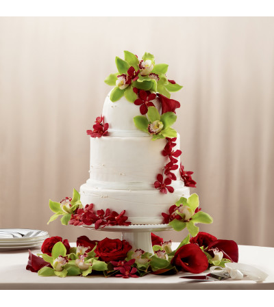 The FTD® Elegant Orchid Cake Décor The FTD® Elegant Orchid Cake Décor