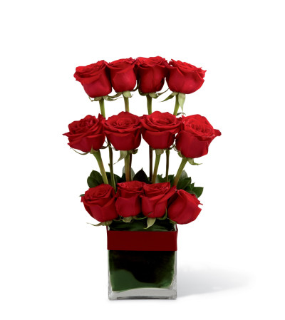 The FTD® Towering Beauty™ Rose Arrangement The FTD® Towering Beauty™ Rose Arrangement