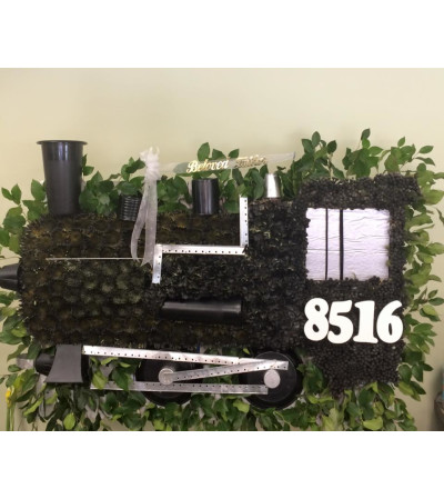 Funeral Custom Locomotive Sympathy Piece Funeral Custom Locomotive Sympathy Piece
