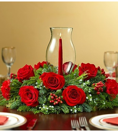 Holiday Cheer Centerpiece - Red Holiday Cheer Centerpiece - Red