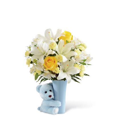 The FTD® Baby Boy Big Hug® Bouquet The FTD® Baby Boy Big Hug® Bouquet