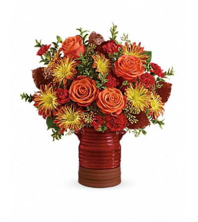 Teleflora's Heirloom Crock Bouquet Teleflora's Heirloom Crock Bouquet