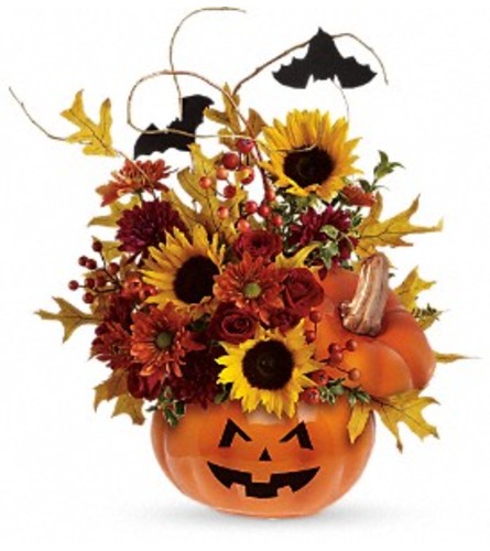 Trick or Treat Pumpkin Arrangement