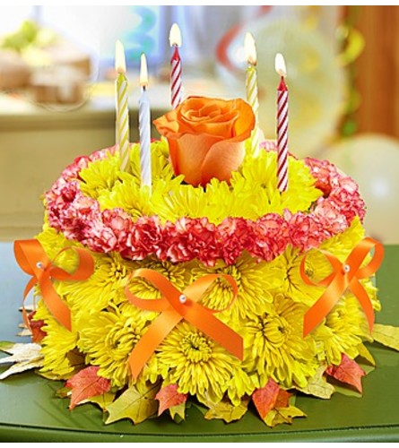 Flower Birthday Cake