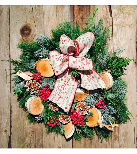 Birch Holiday Wreath