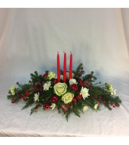 Christmas Plaid Centerpiece