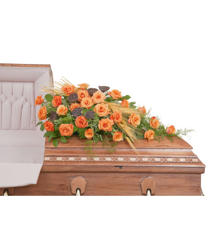 Fall Splendor Casket Spray