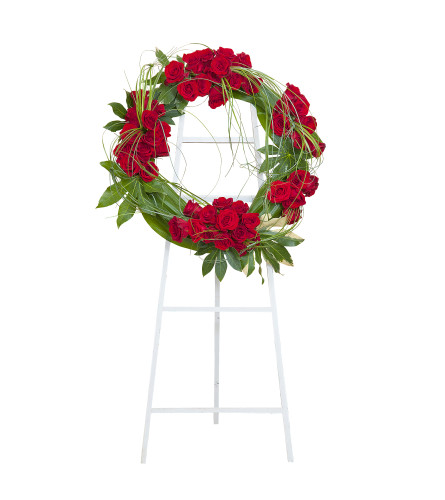 Enduring Strength Royal Rose Wreath