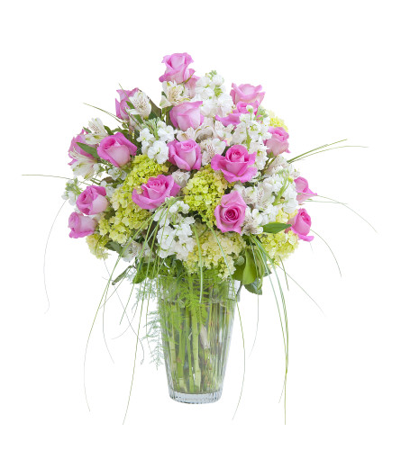 Peaceful Pink Elegance Vase