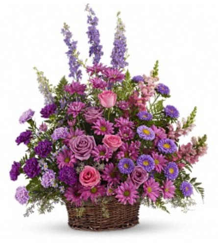 Gracious Lavender Basket