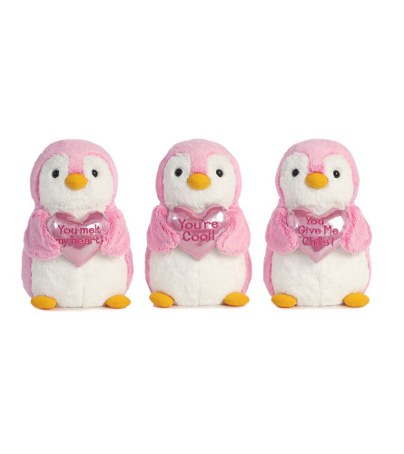 Plush Valentine Penguin