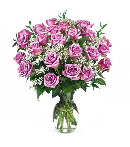 Two Dozen Lavender Roses