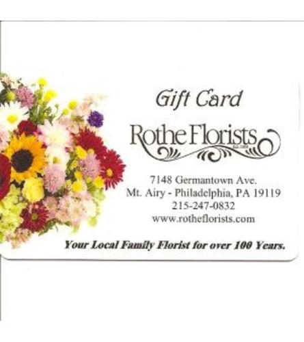 Rothe Florists Gift Card