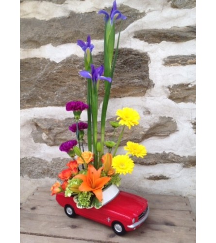 '65 Ford Mustang Floral Design