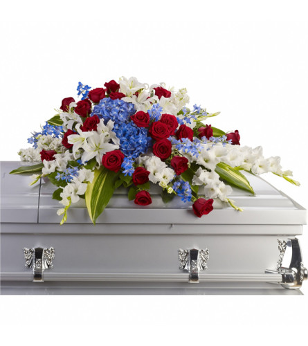 Thank You for Your Service Casket Spray