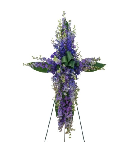 Lovingly Lavender Cross