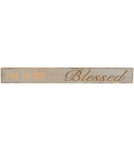 Not Lucky... Blessed Message Bar