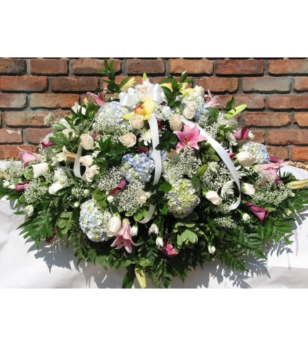 Pink Pastels Casket Cover GF-CC5