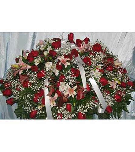 Red Roses with Oriental Orchids GF-CC4
