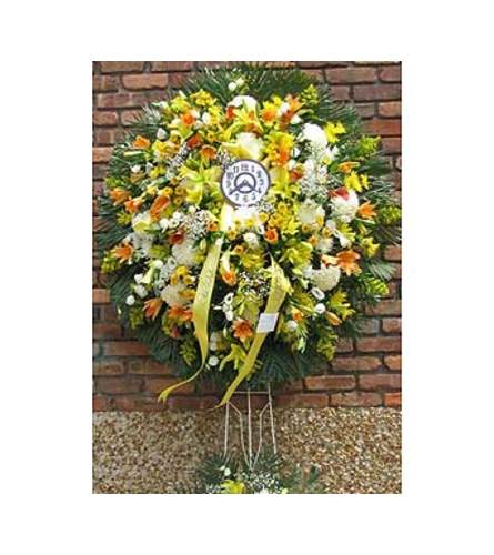 Fall Wreath with Clock GF-WR1