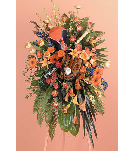 Baseball Themed Standing Spray SF84-21