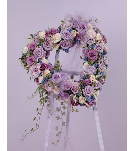 Lavender Rose Heart SF42-11