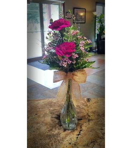 Carnation Bud Vase