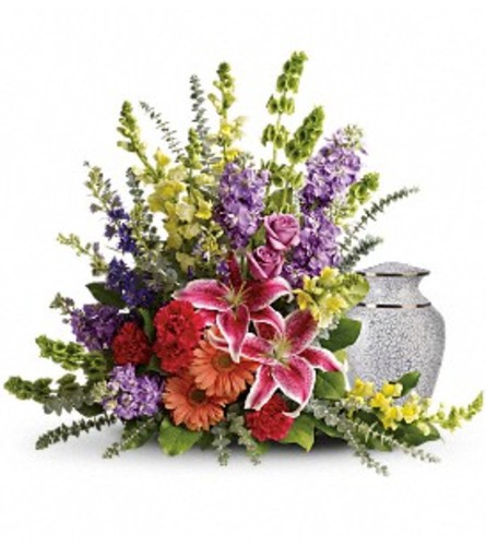 Vivid Faith Urn Arrangement