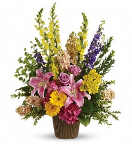 Celebrated Glory Basket Arrangement