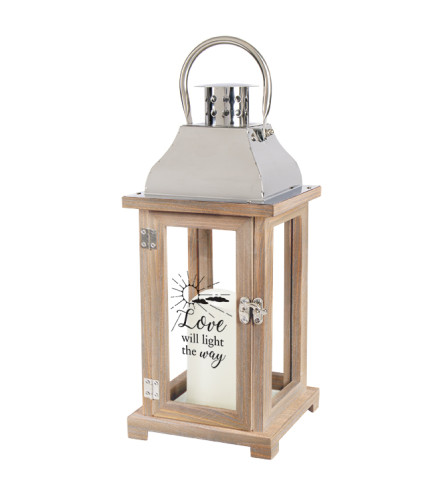 LOVE WILL LIGHT THE WAY MEMORIAL LANTERN