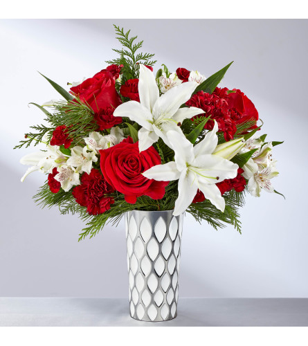 The FTD® Holiday Elegance™ Bouquet with lilies