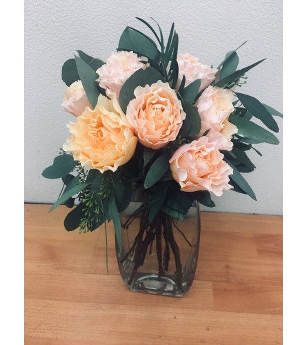 English Garden Rose Floral Arrangement