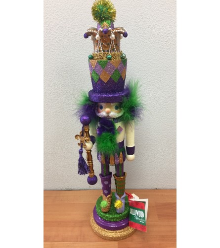 Mardi Gras Jester Christmas Nutcracker
