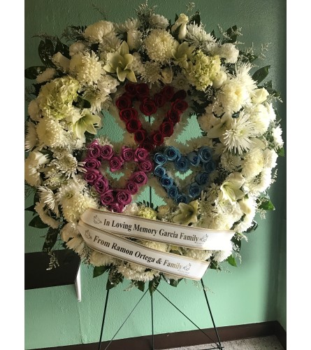 Trio Heart Wreath