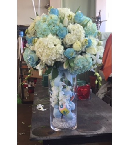 baby boy arrangement