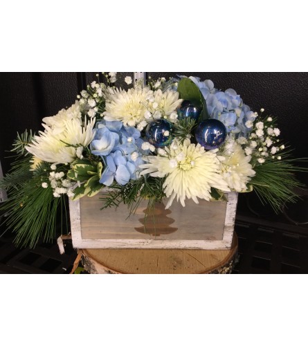 Winter Blues - Deluxe. An arrangement by The Farm and Floral Market.