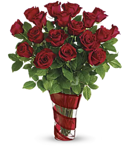 Dancing in Roses - Deluxe. An arrangement by Pretty Petals Floral Boutique.