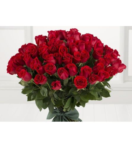 99 RED roses Wrapped