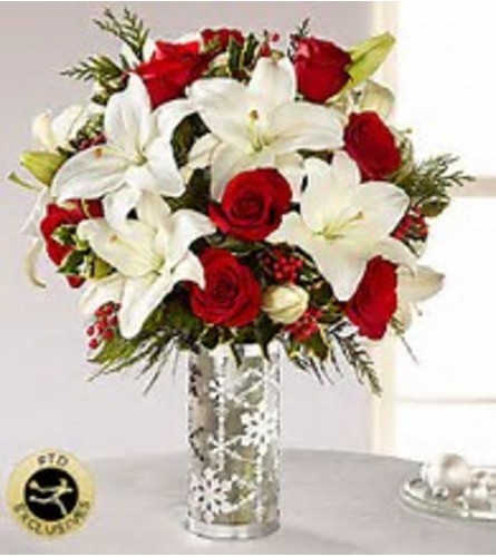 FTD Silver Snowflake Bouquet