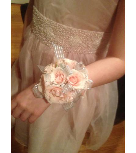 ROSE WRIST CORSAGE FOR DADDY DANCE