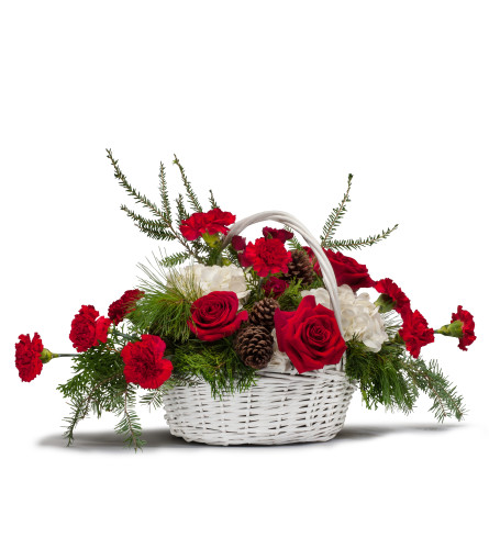 Holiday Basket Bouquet