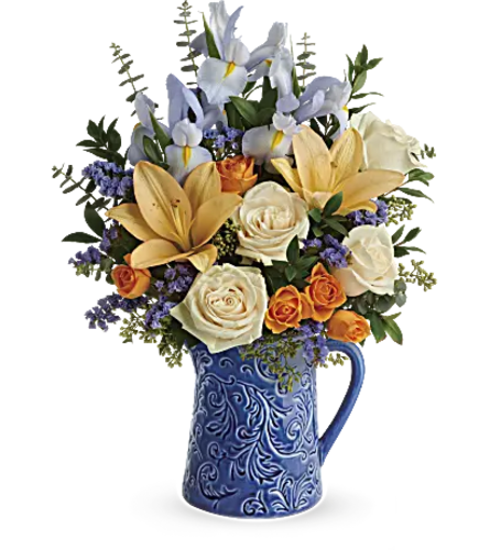 Spring Beauty Bqt - Deluxe. An arrangement by Fine's Flowers.