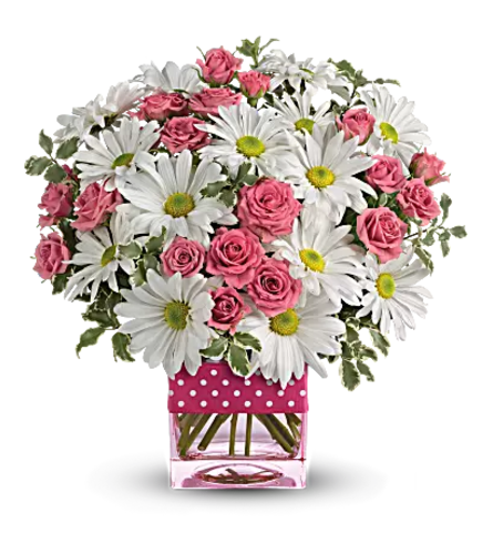 Teleflora - Polka Dots and Posies Bqt
