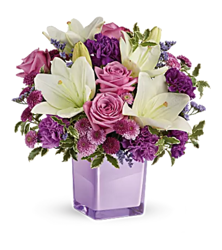 Teleflora - Pleasing Purple Bqt