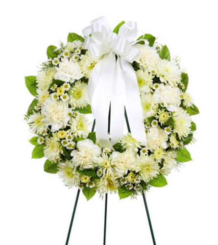 Open Wreath Standing Spray
