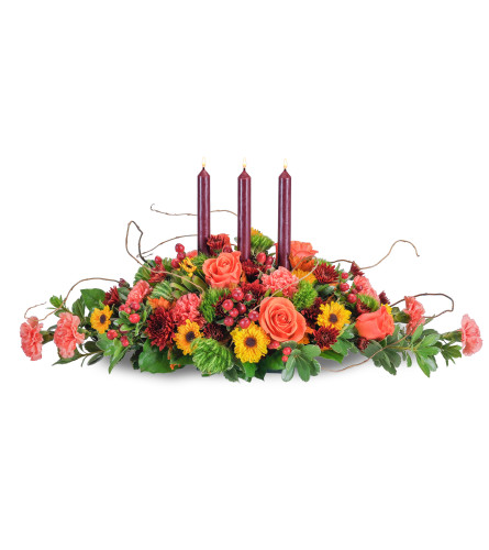 Bountiful Fall. An arrangement by The Flower Patch Florist.